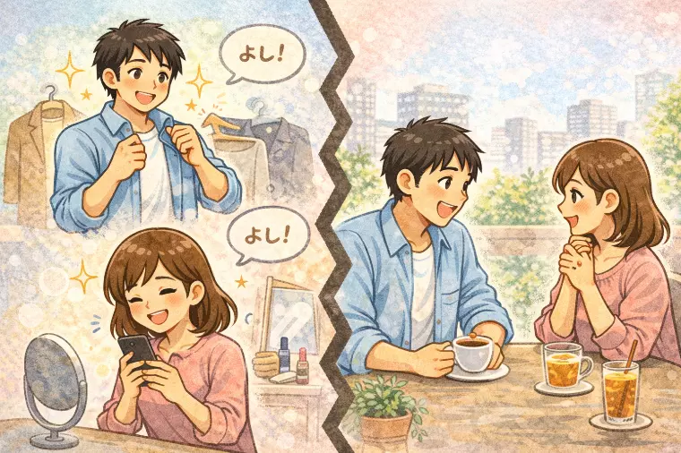 緊張する初デートの会話「会話が続く5つのコツ」