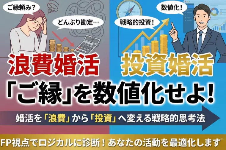 婚活を「浪費」から「投資」に変える戦略的思考法