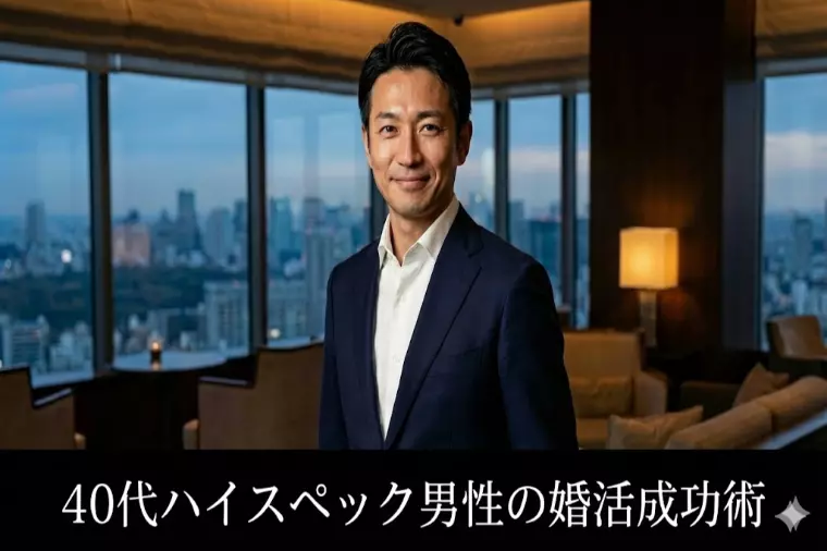 【40代初婚ハイスペ男性必見】