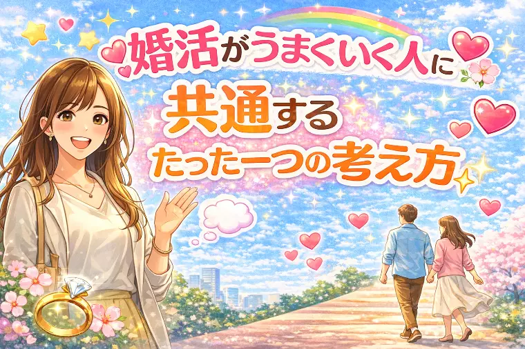 婚活がうまくいく人に共通する、たった一つの考え方✨