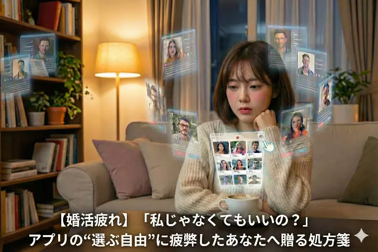 【婚活疲れ】「私じゃなくてもいいの？」…