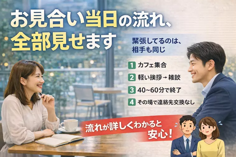 💬 お見合い当日の流れ、全部見せます