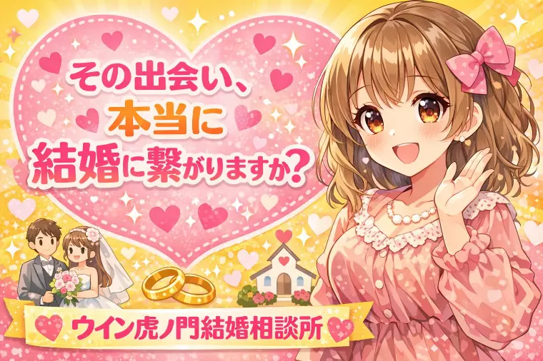 💗💗 その出会い、本当に結婚に繋がりますか？ 💗
