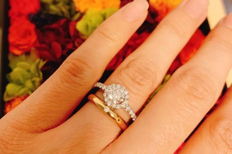 成婚Hさん婚約指輪