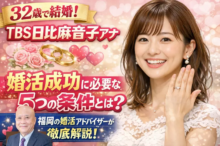 日比麻音子アナの「コンテスト婚」から読み解く！できる事