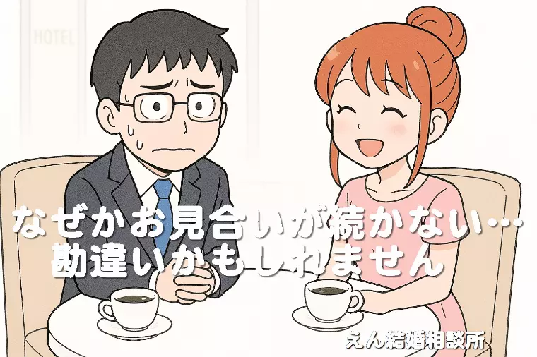 【なぜかお見合いが続かない…勘違いかもしれません】