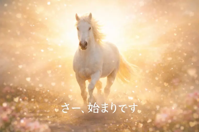 さー、始まりです。