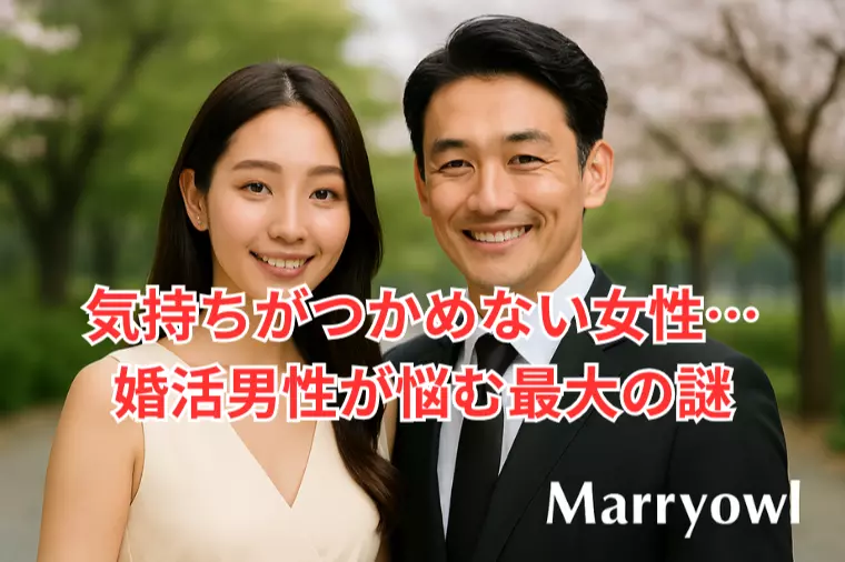気持ちがつかめない女性…婚活男性が悩む最大の謎