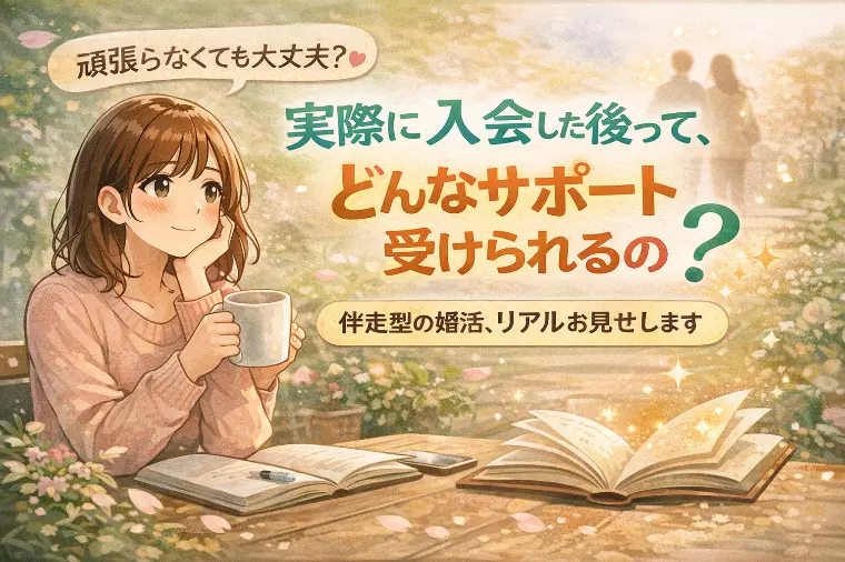 💡 実際に入会した後って、どんなサポート受けられるの？