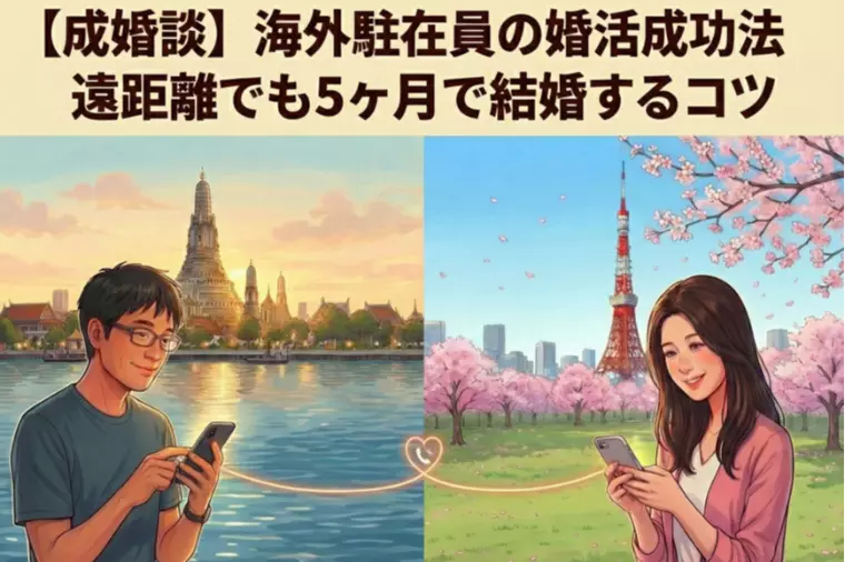 【成婚】タイ駐在42歳男性 会ったのは3回だけ！