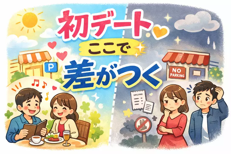 初デートで止まる人の共通点
