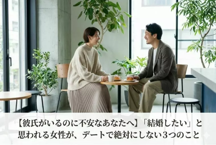  【彼氏がいるのに不安なあなたへ】「結婚したい」…