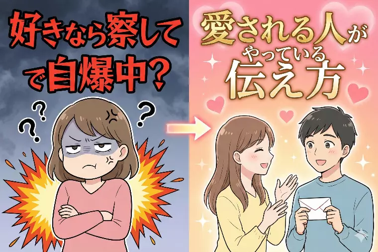 「好きなら察して」で自爆中？愛される人がやっている伝え方