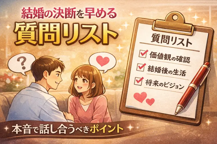 de aeru　デ・アエル「結婚の決断を早める「質問リスト」」-1