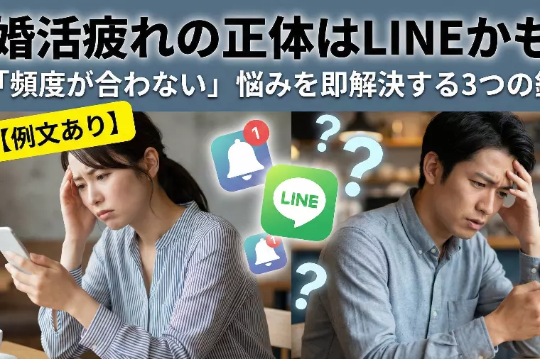 婚活疲れの正体はLINEかも？