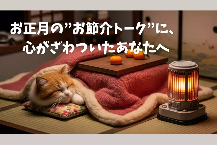 お正月の”お節介トーク”に、心がざわついたあなたへ