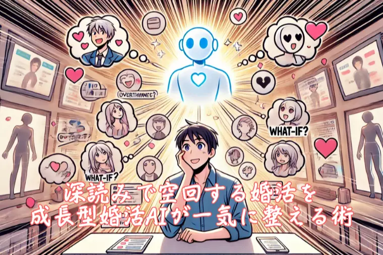 深読みで空回する婚活を成長型婚活AIが一気に整える術