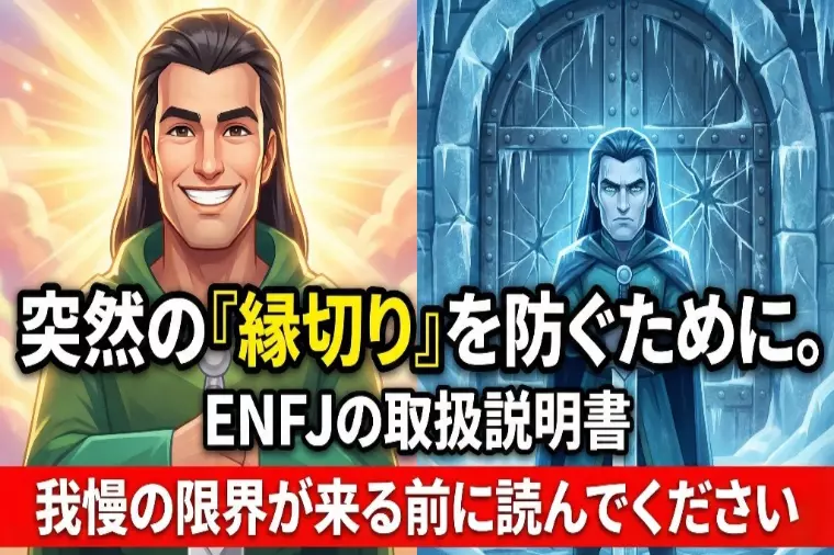 突然の縁切り回避！限界ENFJの取扱説明書【全8機能】