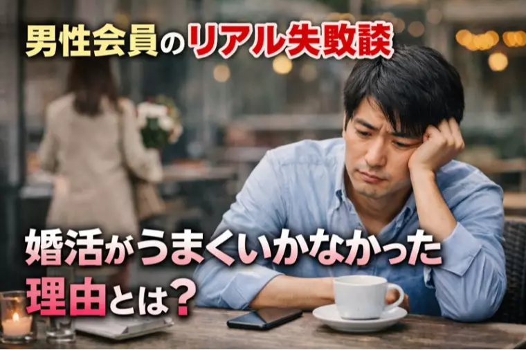 🌟男性向けリアル失敗談💦婚活がうまくいかなかった理由