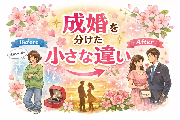 成婚を分けた小さな違い！