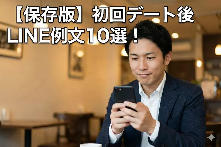 【保存版】初回デート後LINE例文10選！