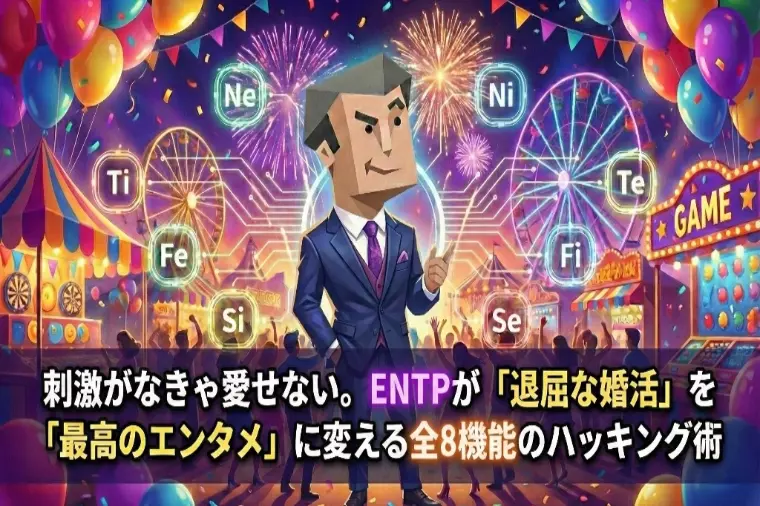 退屈な婚活を最高のエンタメに！ENTP式全8機能ハック術
