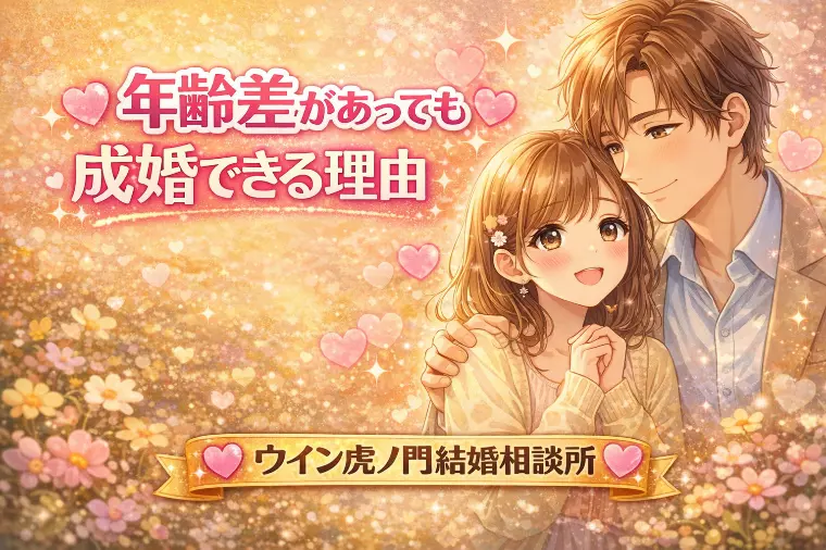 💗✨年齢差があっても成婚できる理由✨💗