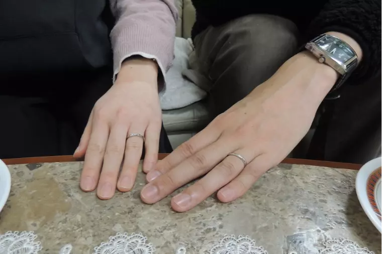 ご成婚夫婦がご来店下さりました😃❗