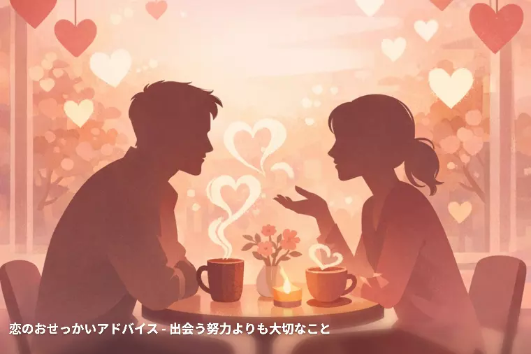 恋のおせっかいアドバイス - 出会う努力よりも大切なこと