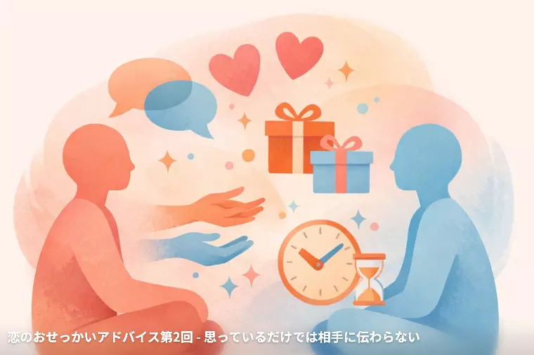 思っているだけでは相手に伝わらない