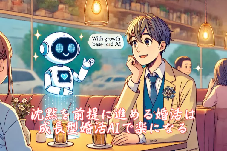 沈黙を前提に進める婚活は、成長型婚活AIで楽になる