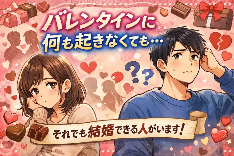 「バレンタインに何もない…」それでも結婚できる人の共通点