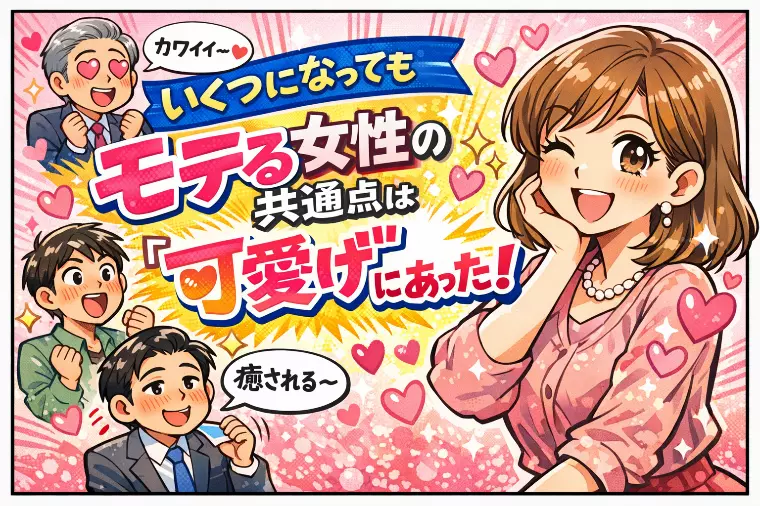 “いくつになってもモテる女性” 共通点は「可愛げ」です！