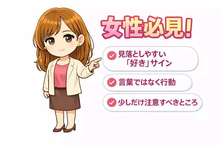 女性必見👀 見落としやすい「好きサイン」