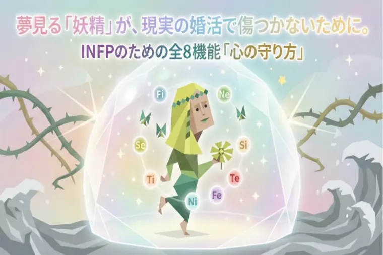 INFPが婚活で傷つかない！全8機能「心の守り方」