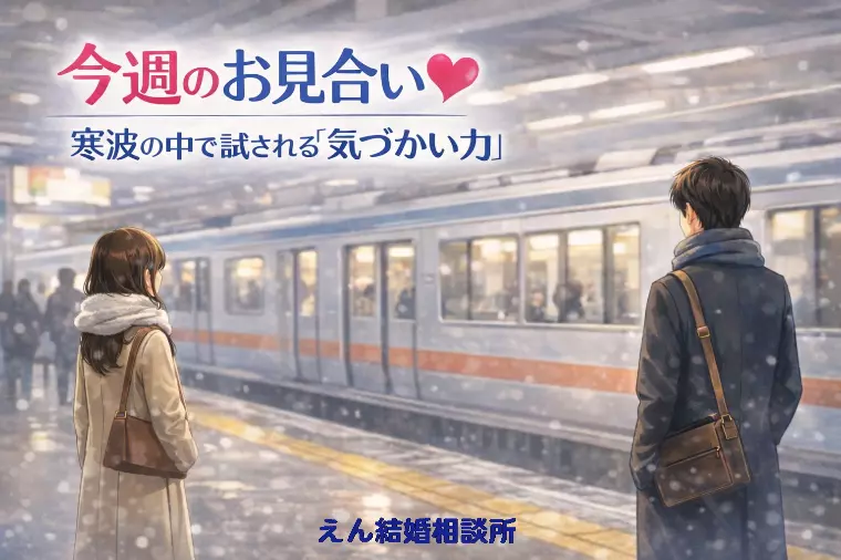 【今週のお見合い💘 寒波の中で試される“気づかい力”】