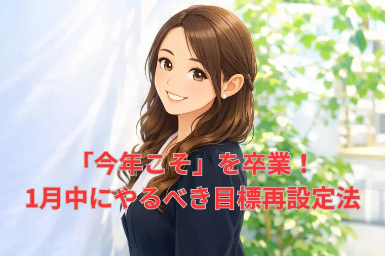 「今年こそ」を卒業。1月中にやるべき目標再設定法