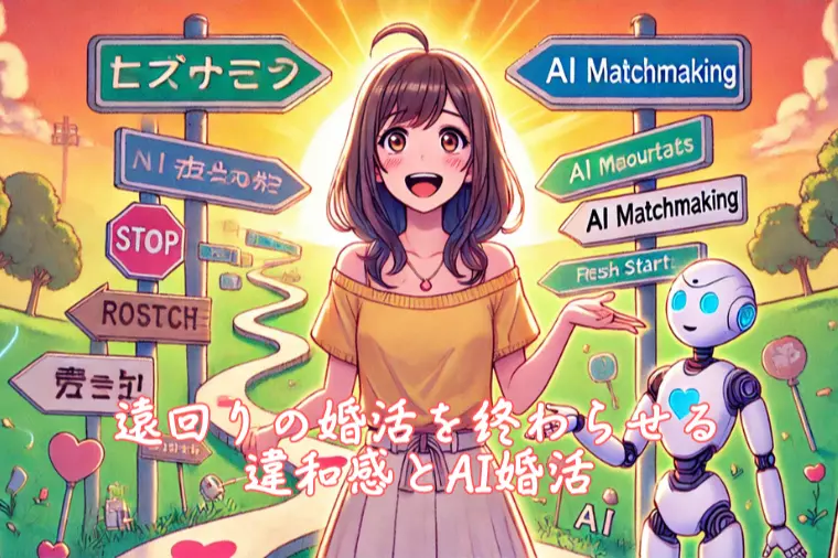 遠回りの婚活を終わらせる違和感とAI婚活