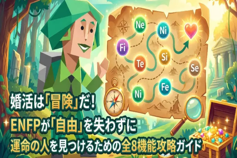婚活は冒険！ENFPが自由なまま運命を掴む全8機能攻略
