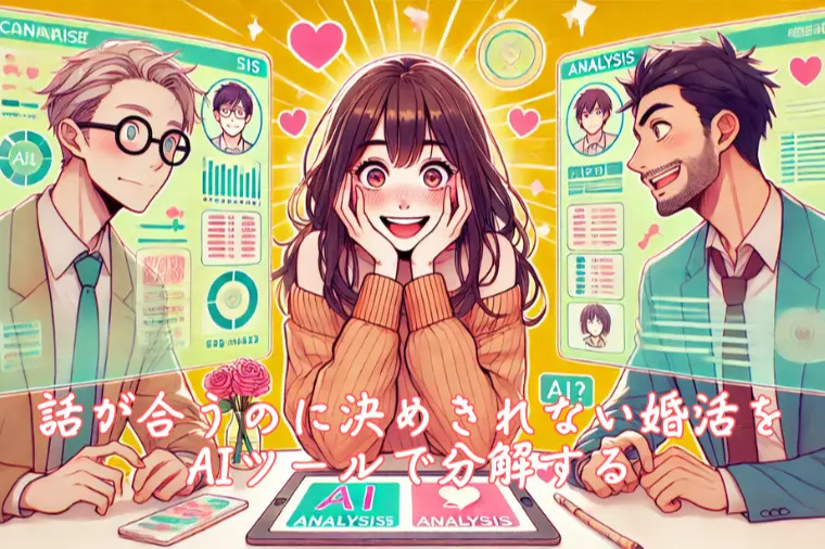 話が合うのに決めきれない婚活をAIツールで分解する
