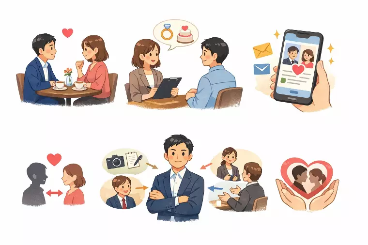 30代男性｜同日3件お見合い