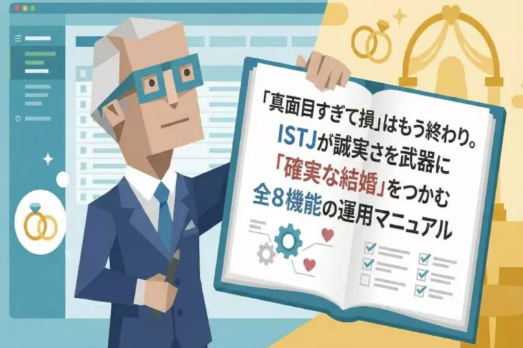 ISTJが誠実さを武器に「確実な結婚」へ！全8機能運用術