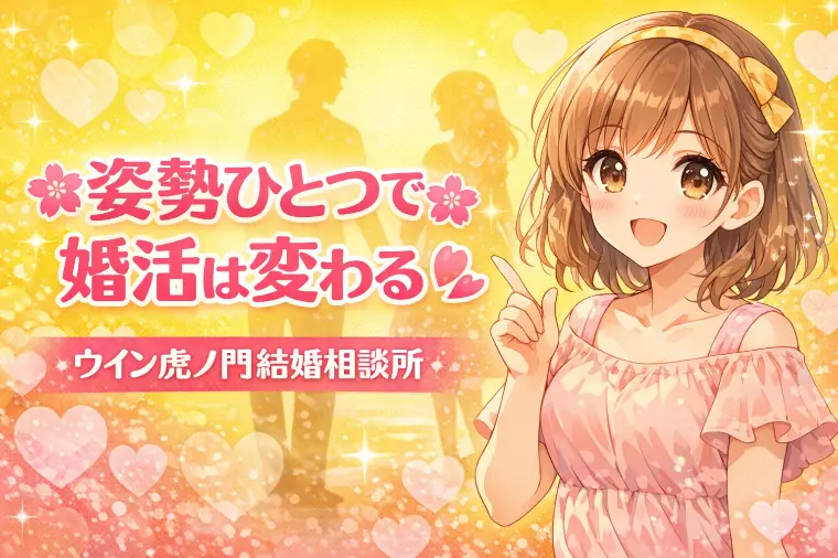 🌸姿勢ひとつで婚活は変わる🌸