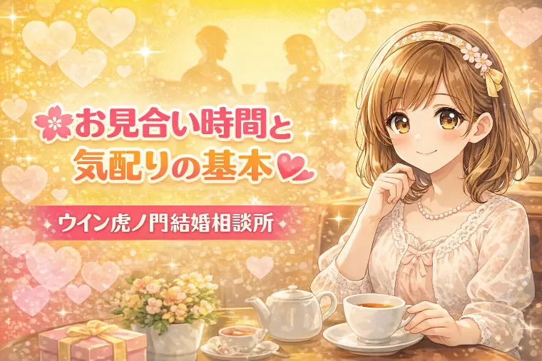 🌸お見合い時間と気配りの基本🌸