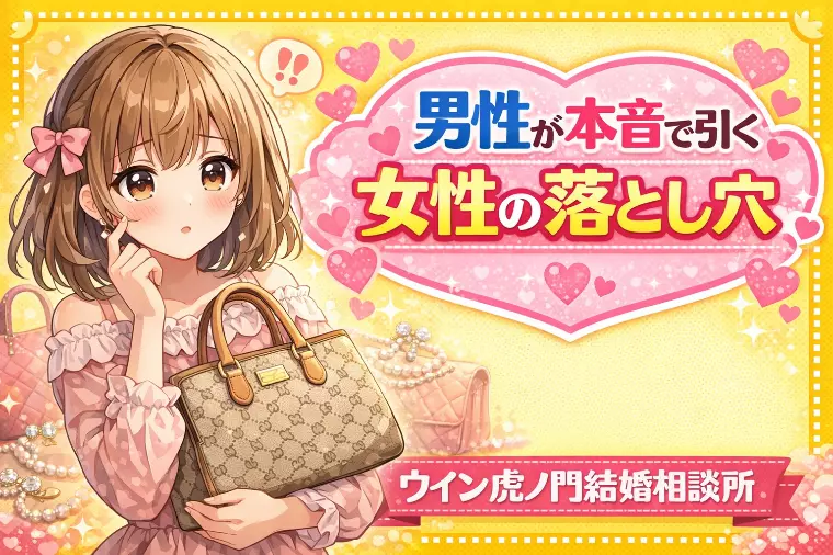 💗男性が本音で引く女性の落とし穴💗