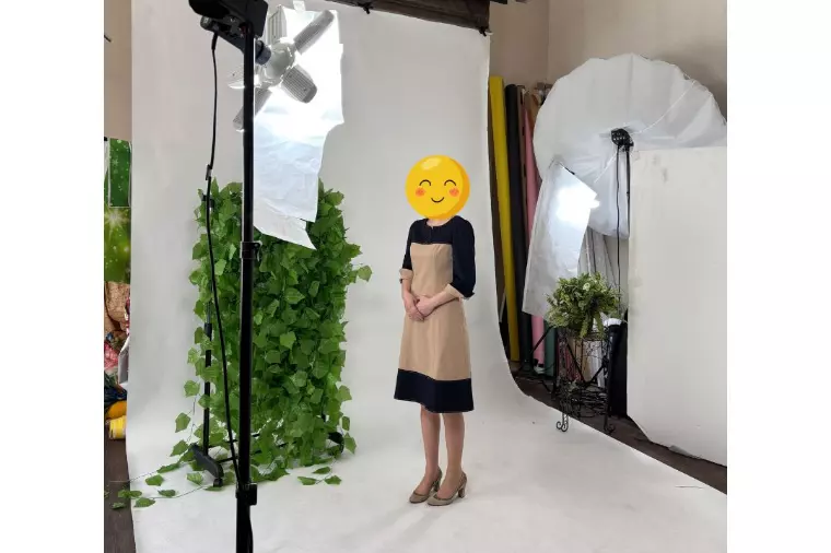 40代女性会員様、写真撮影♪