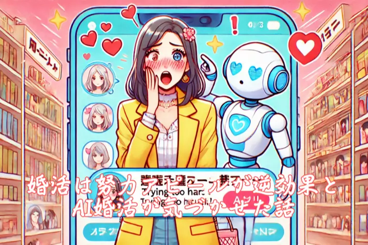 婚活は努力アピールが逆効果とAI婚活が気づかせた話
