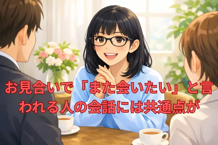 お見合いで「また会いたい」と言われる人の会話には共通点が