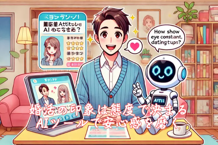 婚活の印象は態度で決まる、AIツールで安心感を磨く