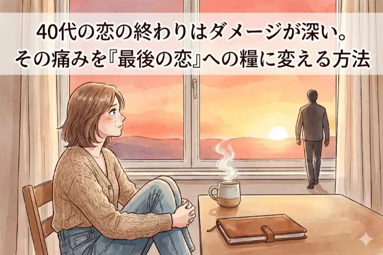  40代の恋の終わりはダメージが深い…